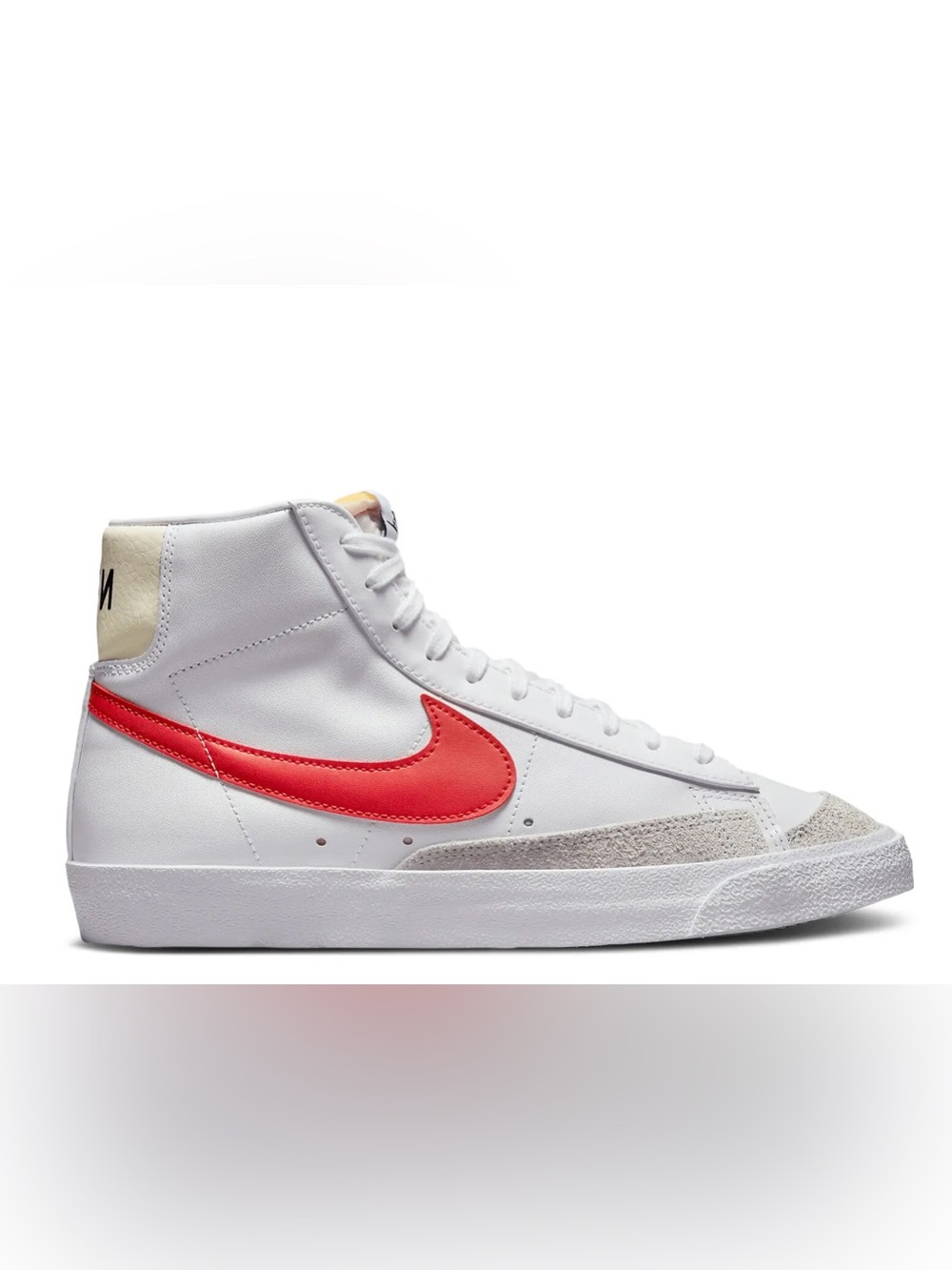 Orange and White Nike Blazer Sneaker womens 7.5